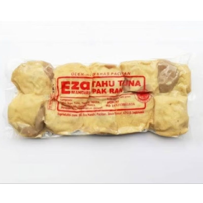 

EZA MANDIRI/PAK RAN/SABRINA Tahu Tuna isi Bakso Ikan Tuna Isi 10 pcs 400gr Halal Enak Murah Beku/Frozen