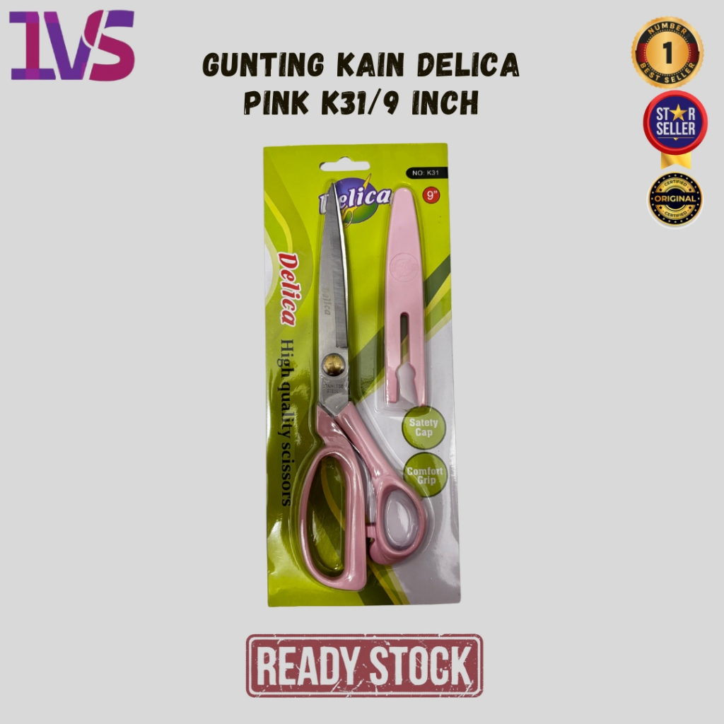 

Gunting Kain Delica Pink K31/9 Inch Original Product