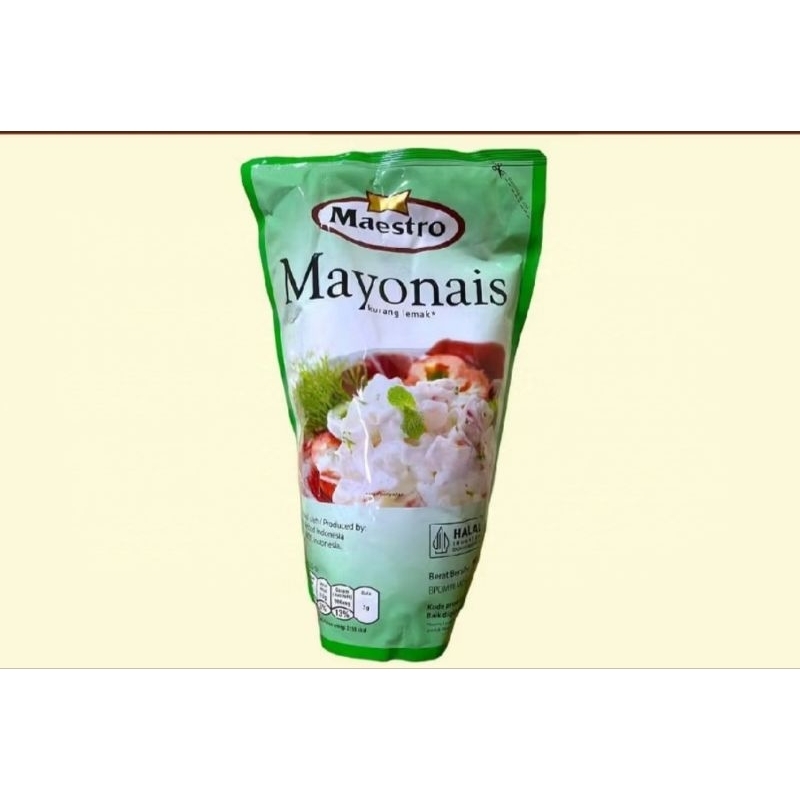 

Maestro Mayonais Kurang Lemak – Nikmati Salad dan Hidangan Favorit Lebih Sehat 1000gram