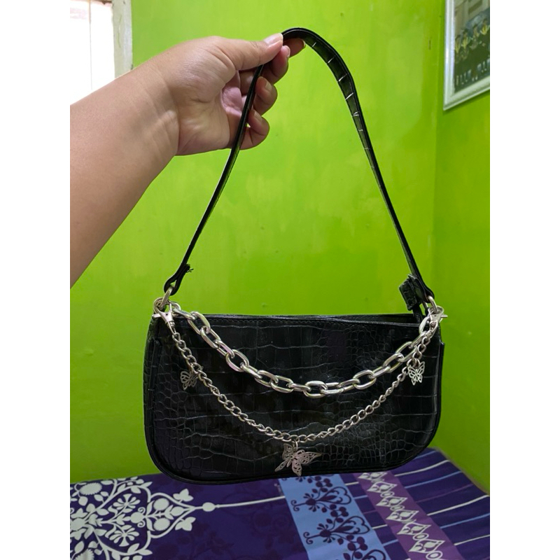 PRELOVED Tas Shoulderbag Hitam