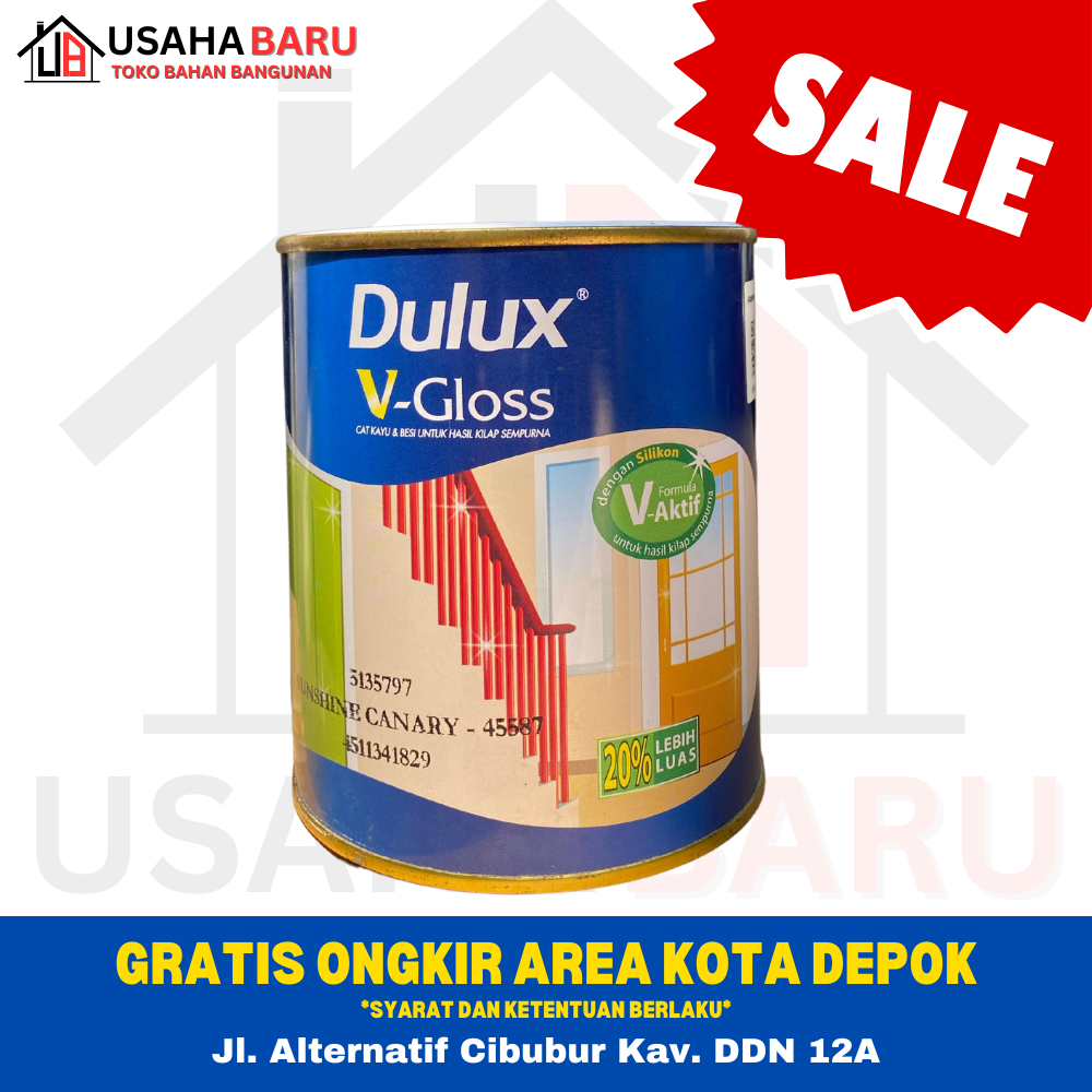 SALE Dulux V-Gloss - Dulux Vgloss - Cat Kayu dan Besi - Cat Minyak Dulux