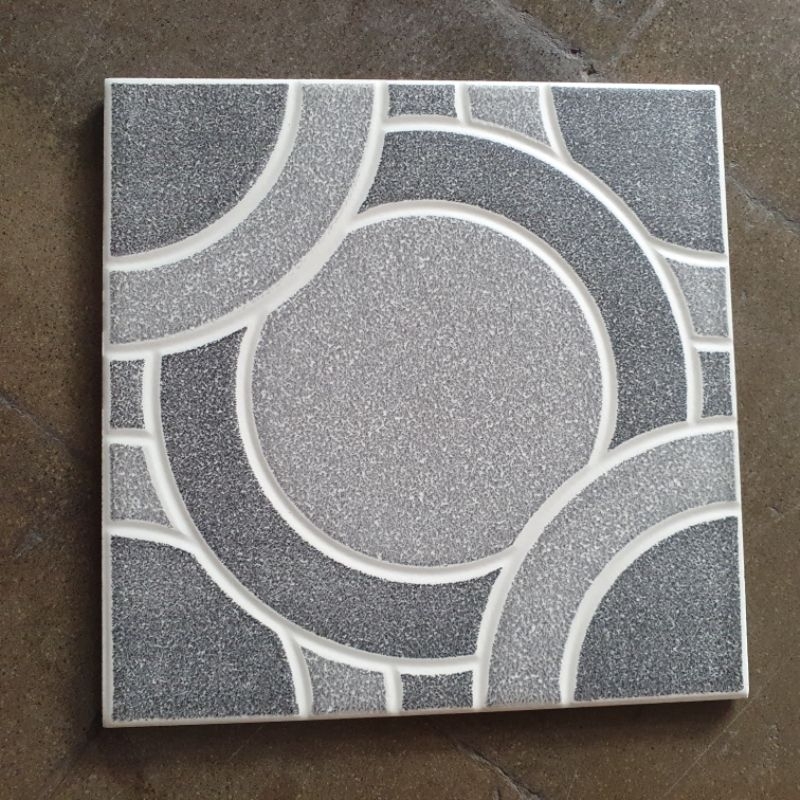 keramik lantai kamar mandi teras ruang cuci rumah kasar SIGNATURE SPECTRUM 20x20 GOLIA GREY abu