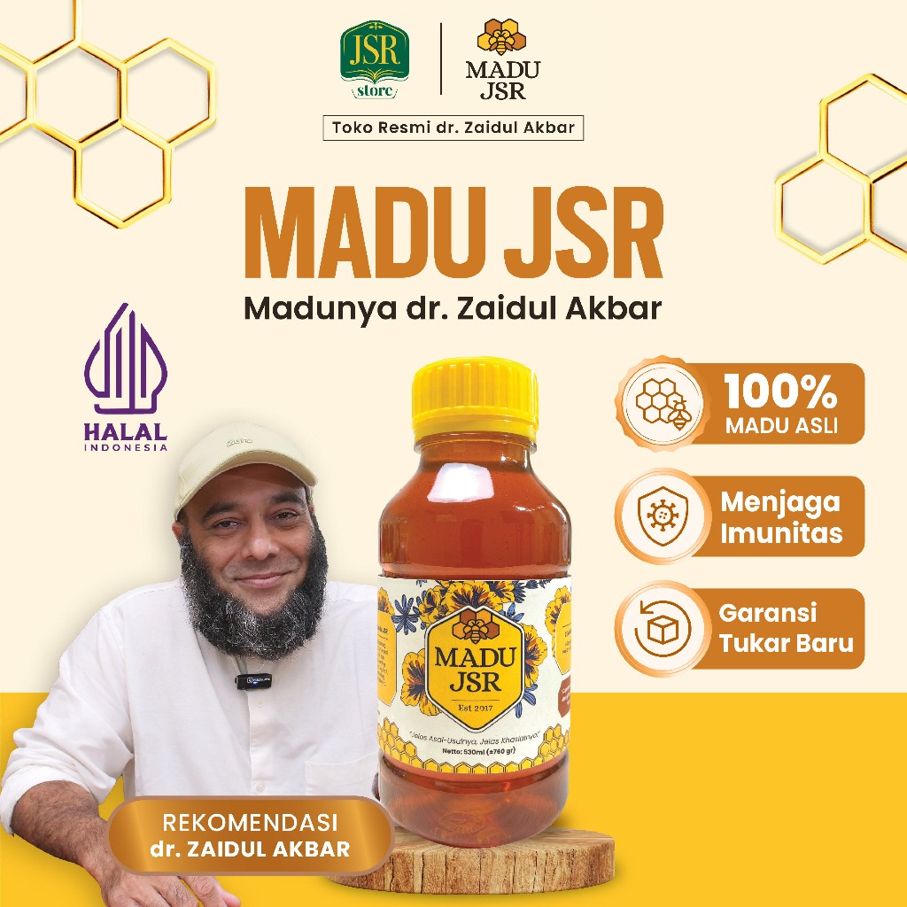 

MADU JSR Multiflora 100% Asli dr Zaidul Akbar - Madi Murni Asli 760gr