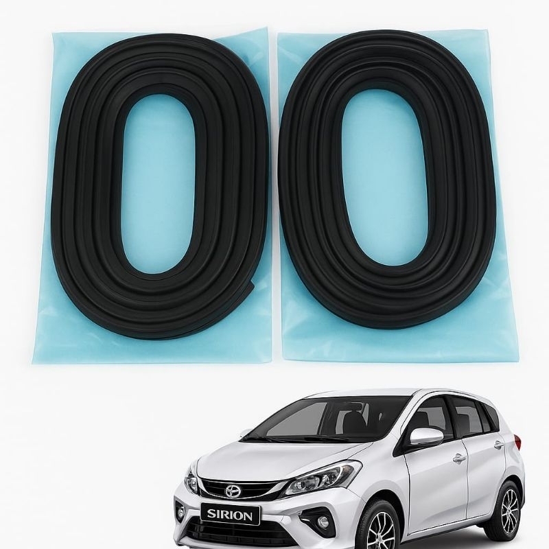 KARET BODY PINTU MOBIL DAIHATSU SIRION 1 SET 5 PINTU