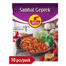 

Finna Sambal Geprek Uleg 18 gr x 10 Sachet