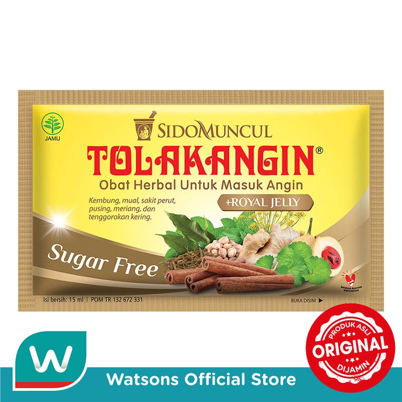 

Sido Muncul Tolak Angin Cair Bebas Gula 5's