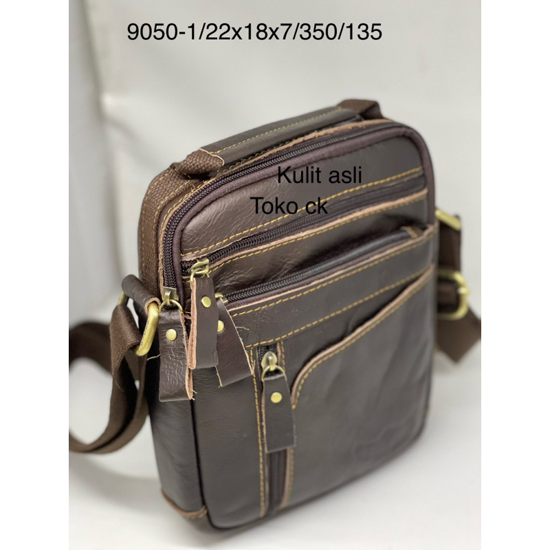 tas kulit asli impor pria