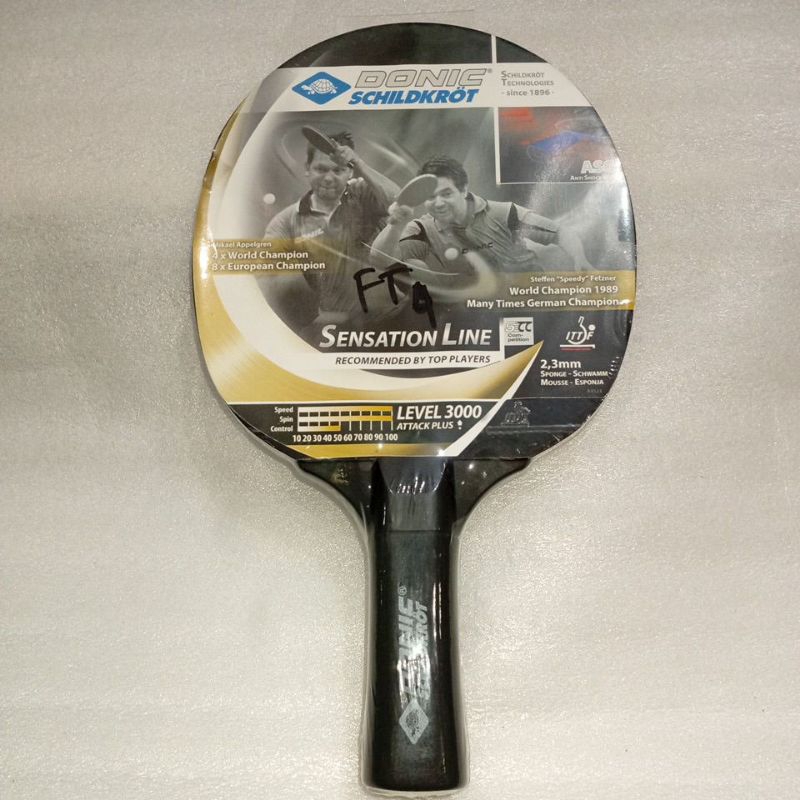 Bad pingpong DONIC SENSATION LINE, LEVEL 3000 ATTACK PLUS