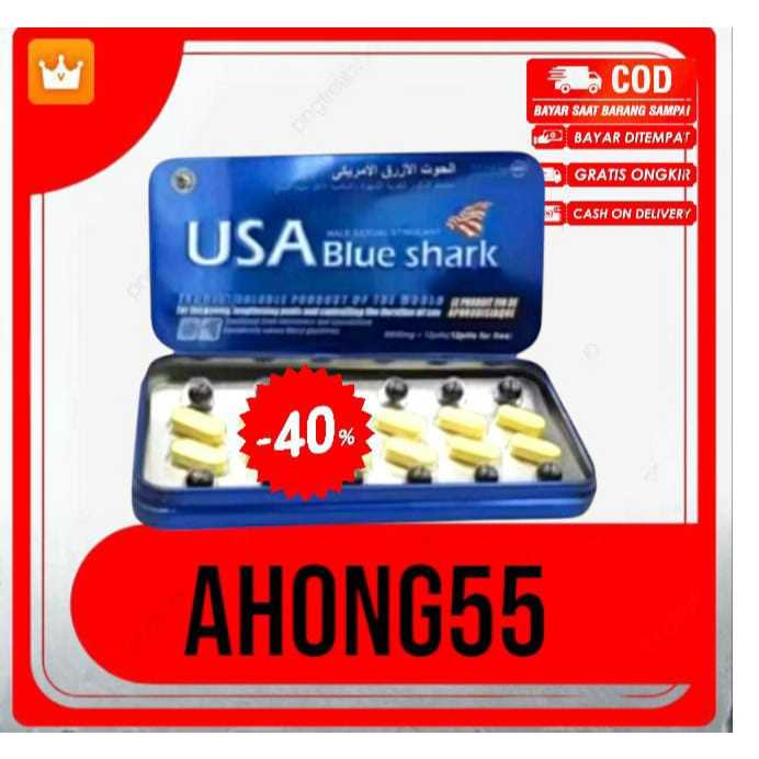 AHONG 55 USA_BLUE_SHARK_ORIGINAL_ISI 12 TABLET