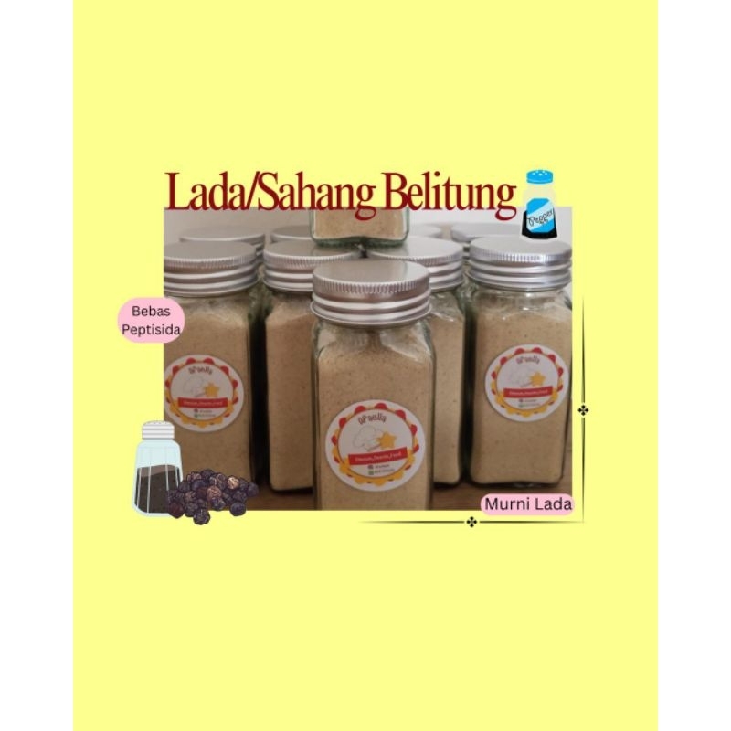 

Sahang Belitung/Lada/Merica Jar Kaca