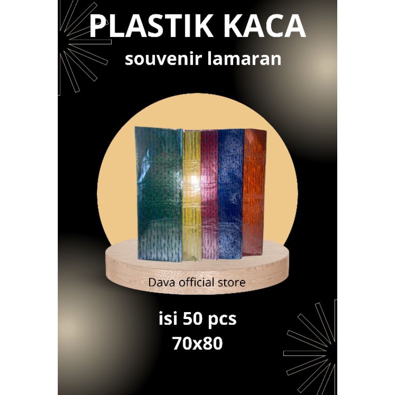 

Plastik Kado Kaca Bening Motif 70x80 isi 50 pcs | Plastik Kado Parcel Kaca