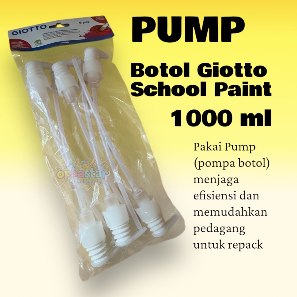 

Pompa Botol Dispenser Giotto School Paint Cat Air Tempera 530000 Harga 6 Pcs