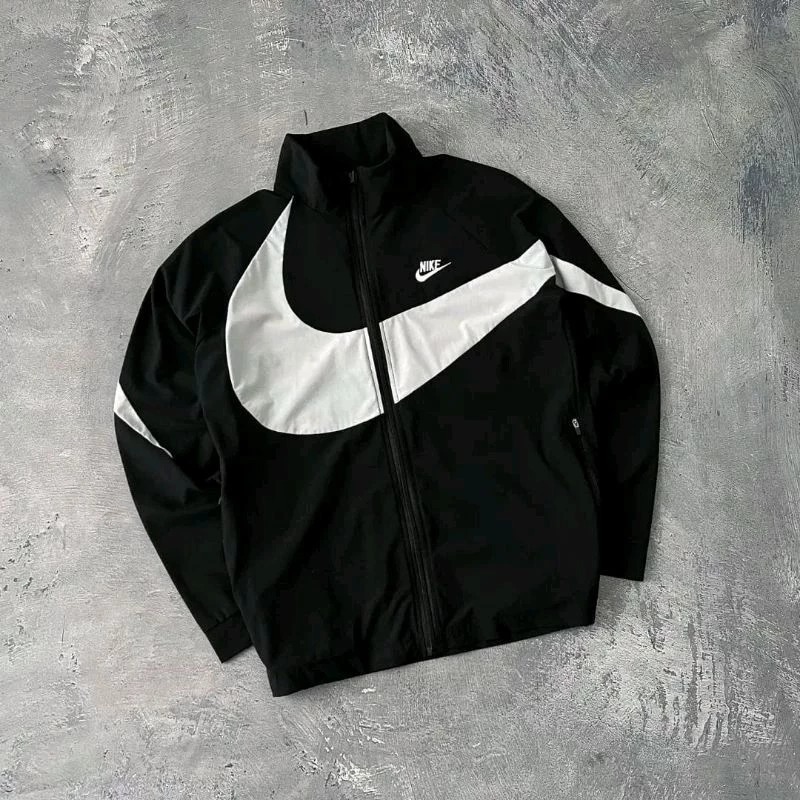 Jaket Tracktop Windbreakers Vintage Nike Big Swoosh