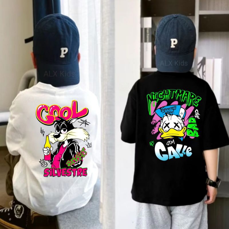 COD/Kaos CALLE Anak laki laki /Umur 6-14 Tahun/ Baju kaos anak tanggung cowok / Baju Anak laki laki 