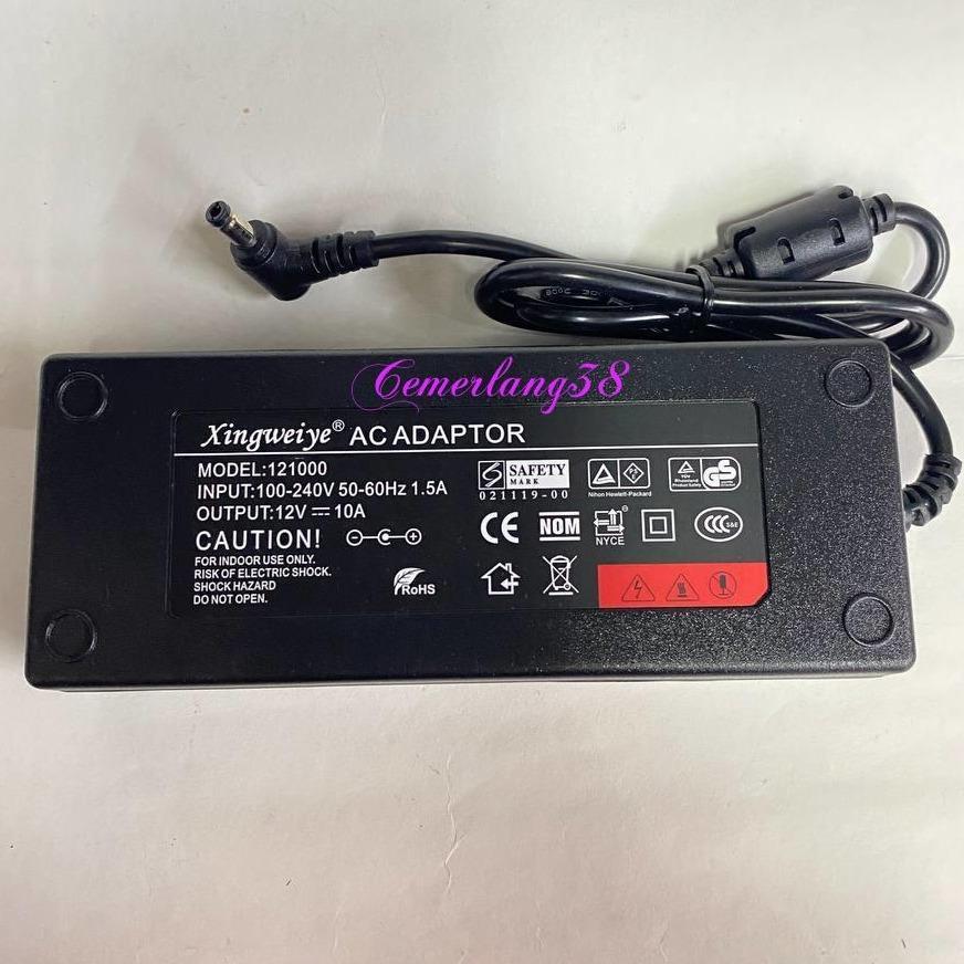 AC DC Charger 12V 10A Switching Adaptor 12 V 10 A ADAPTOR 12 Volt