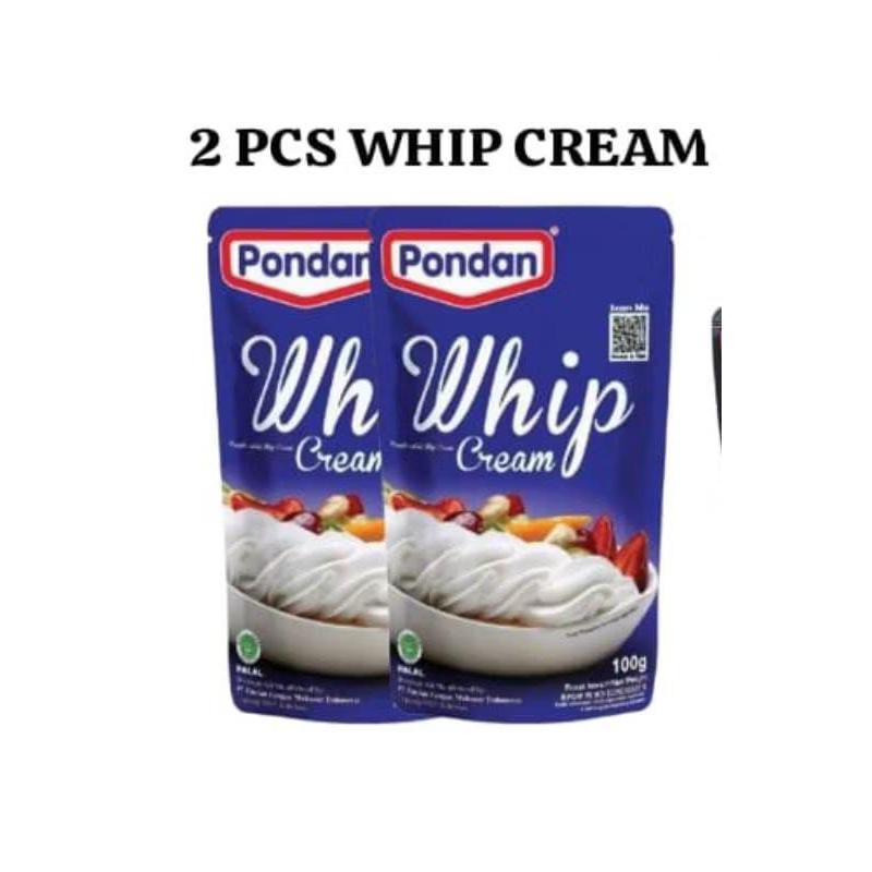 

Pondan WhipCream 100gr × 2 pcs
