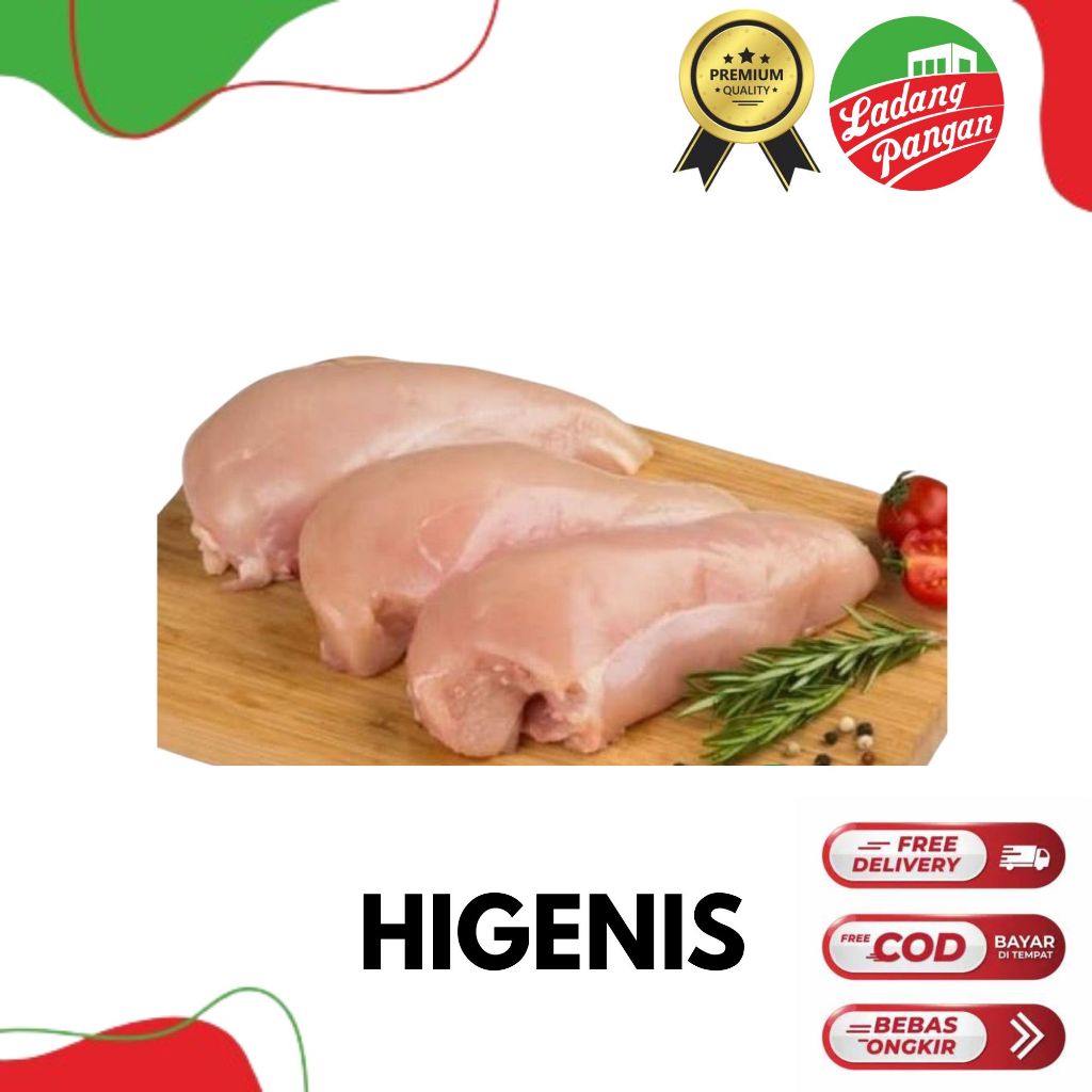 

Dada Ayam Fillet BLD Tanpa Tulang 1KG
