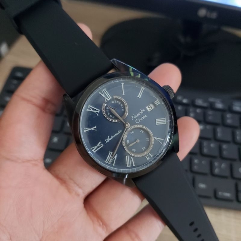 (AUTOMATIC) PRELOVED JAM TANGAN PRIA ALEXANDRE CHRISTIE AC3040 AC 3040 ORIGINAL SECOND