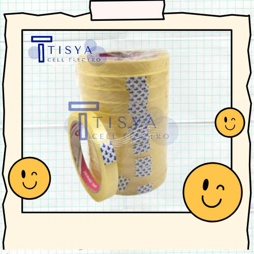 

LAKBAN BENING / ISOLASI TRANSPARAN 1/2 INCH