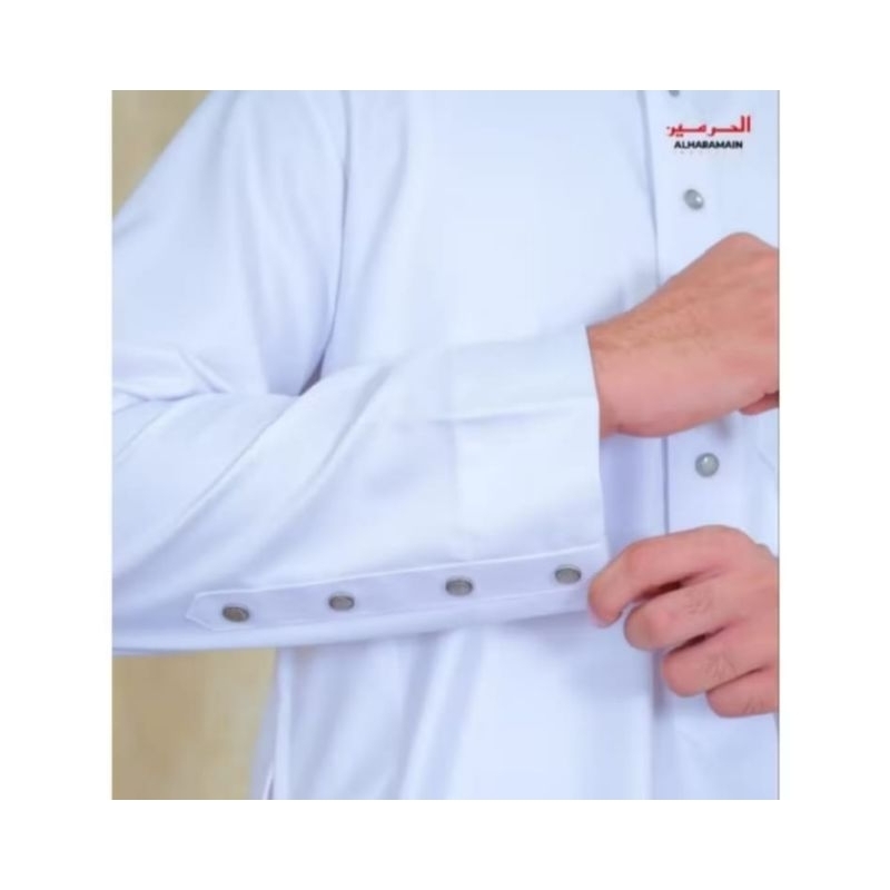Jubah Al Haramain Series| Bahan Semi Wol| Lengan Non Manset| Size Dewasa