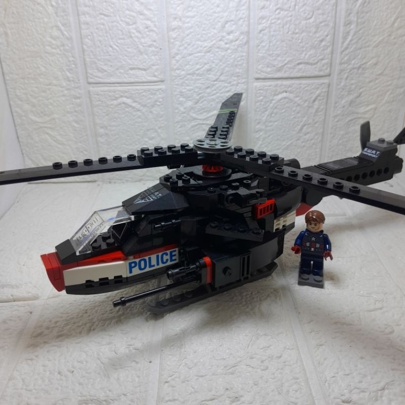 lego kw helikopter swat/lego kendaraan/LEGO second