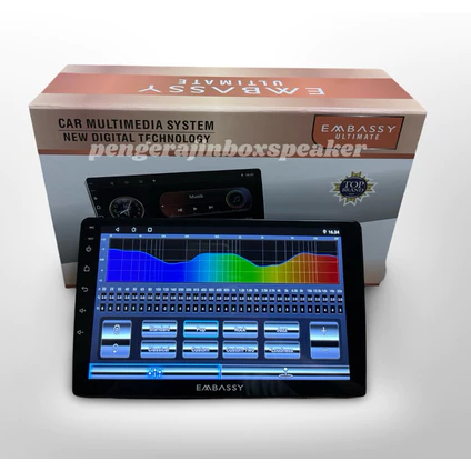 Headunit Android 9 inch Embassy 2/32 Carplay Andorid Auto