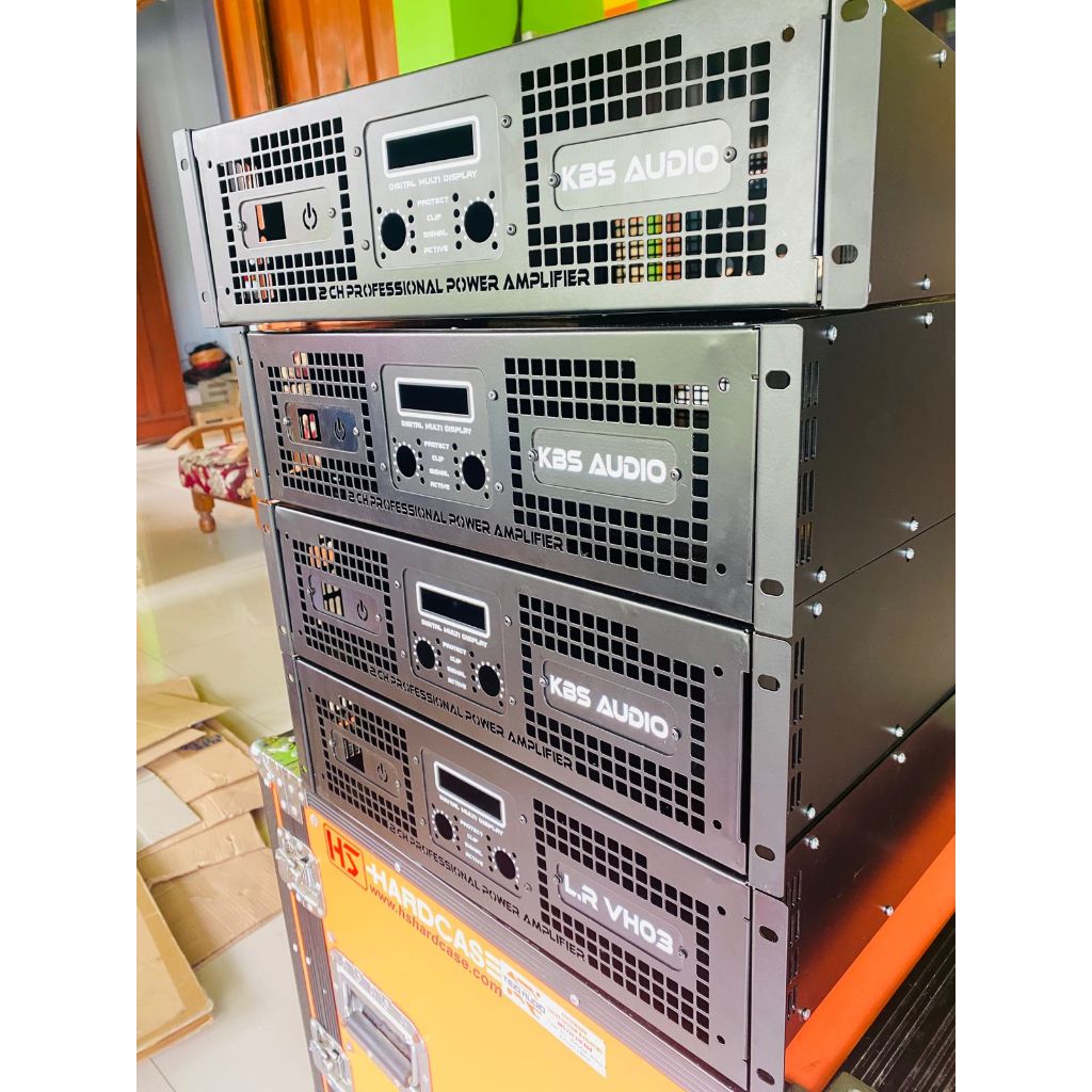 Jtterang Box Power 3U 2 Chanel Plat Besi Hitam