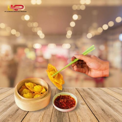 

Pangsit Goreng Frozen Ukuran Medium Isi : 30 pcs