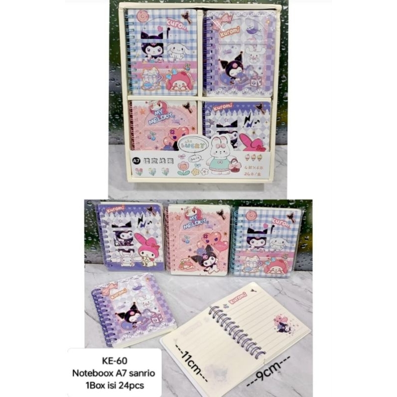 

1 BOX NOTEBOOK SANRIO PREMIUM ISI 24