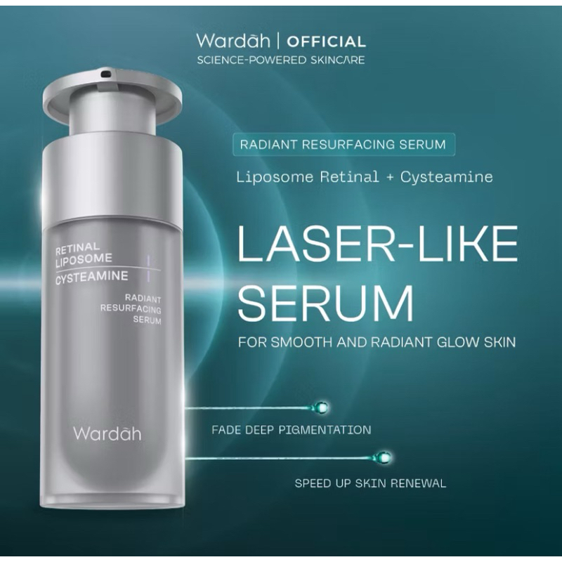 Wardah Radiant Resurfacing Retinal Cysteamine Serum 30 ml