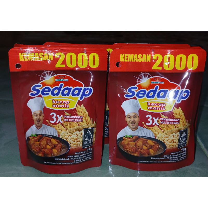 

( Paket isi 6 Pcs ) Kecap Manis Sedaap 85gr