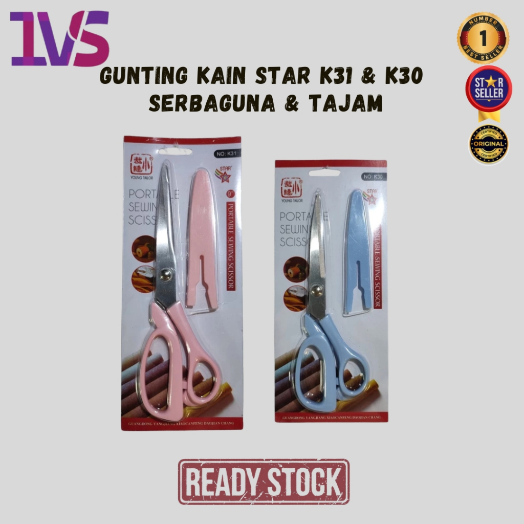 

Gunting Kain Star K31 & K30 Serbaguna & Tajam