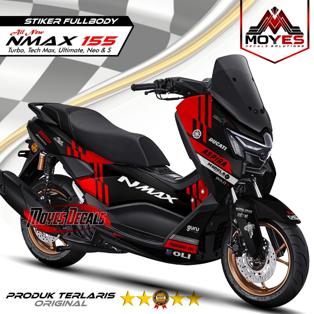 Decal Sticker Motor Yamaha Nmax Turbo - Neo S 2025 Fullbody - Nmax Turbo - Nmax Neo S 2025
