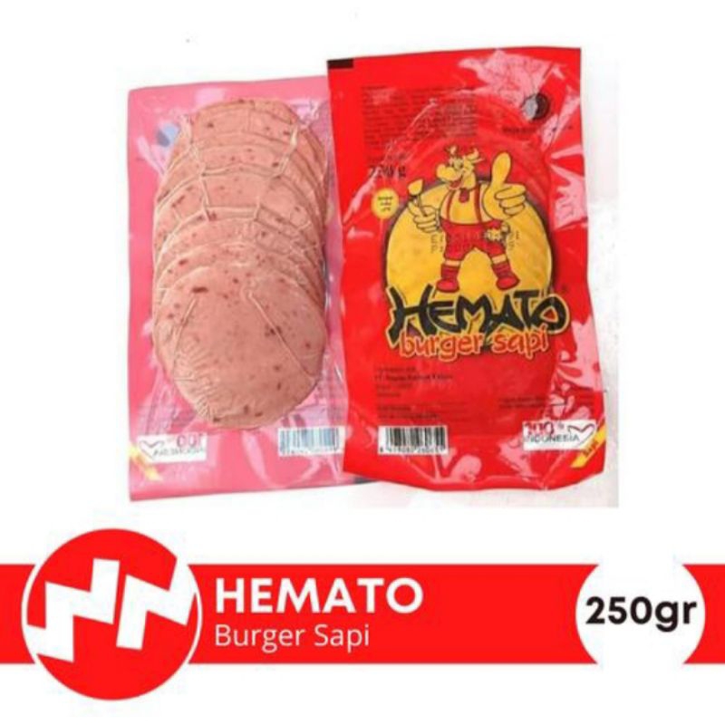 

Hemato Burger Sapi 250g