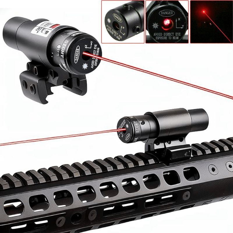 LASER SENAPAN NYALA MERAH ANGIN TEMBAK SCOPE SIANG MALAM PCP JARAK JAUH Murah / Tactical Red Laser G