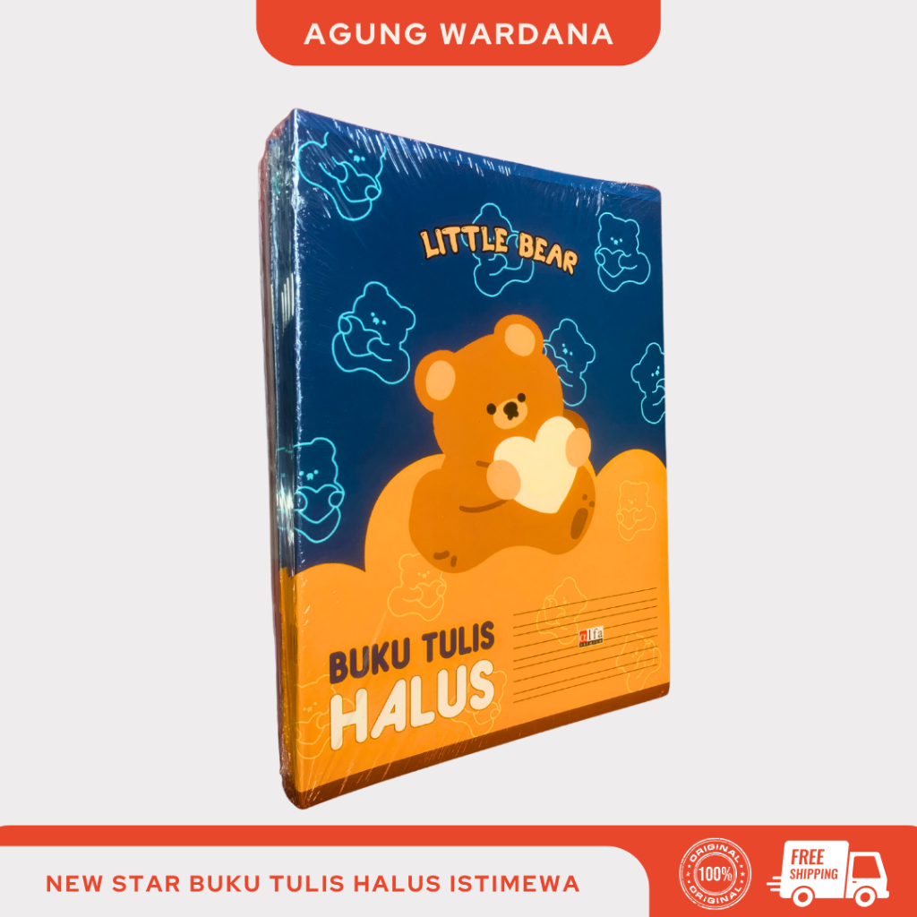 

BUKU TULIS HALUS NEW STAR 3 GARIS ISI 38 LEMBAR