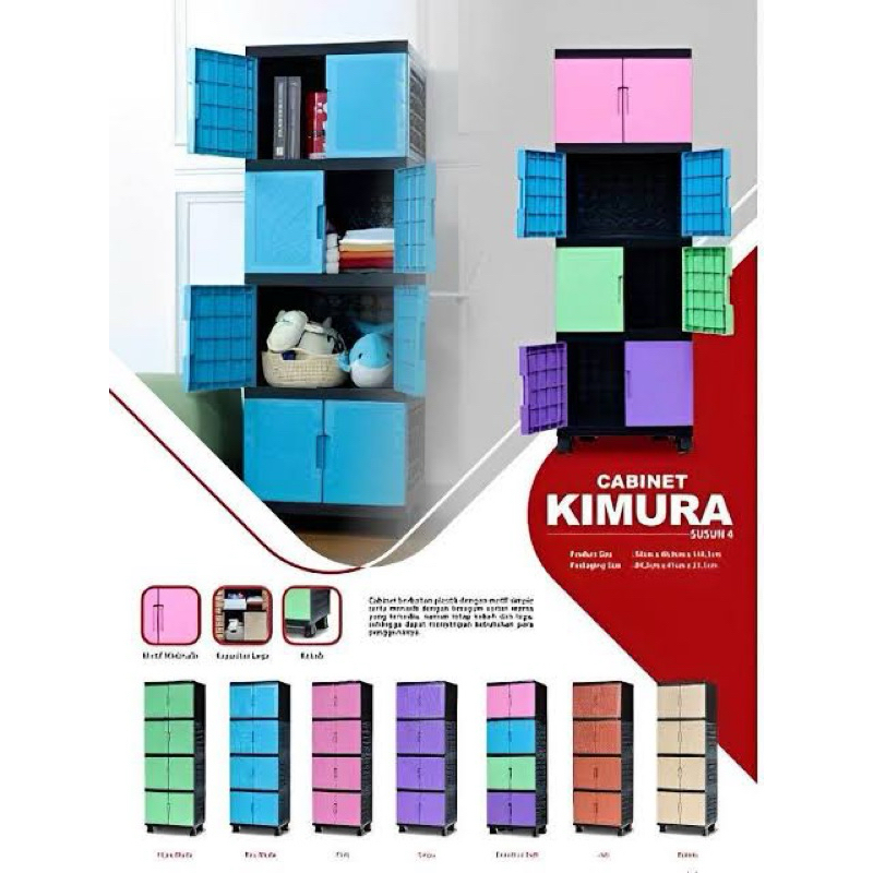 Lemari kimura / Lemari kimura 4 Susun