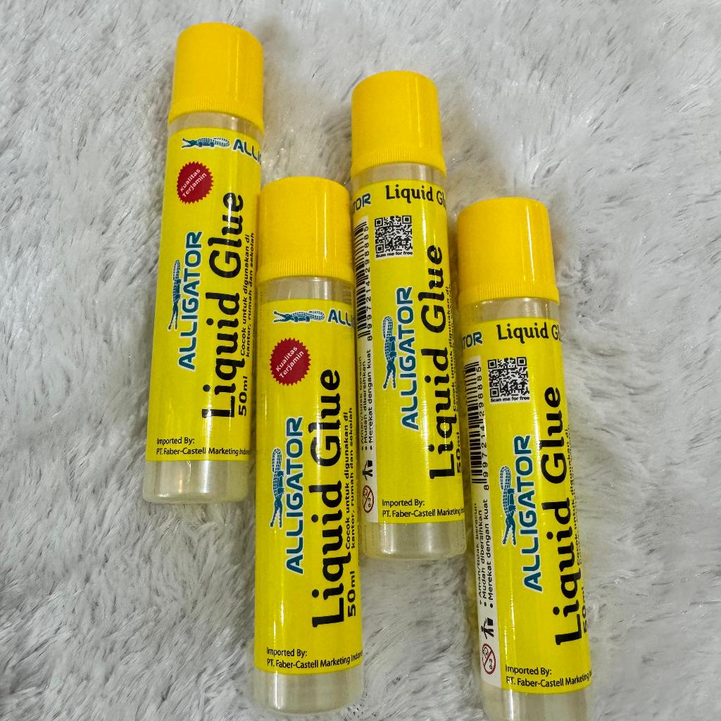 

Lem cair liquid glue merek ALLIGATOR kapasitas 50ml