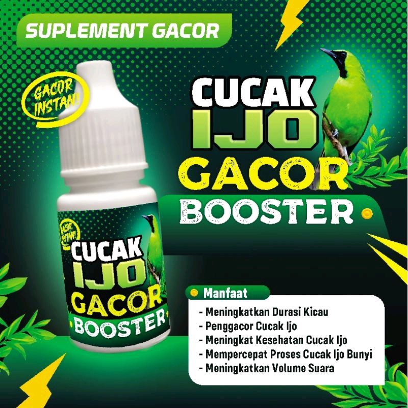 Cucak IJO GACOR BOOSTER VITAMIN BURUNG CUCAK IJO JAMTROK SEPERTI RG. perbotol