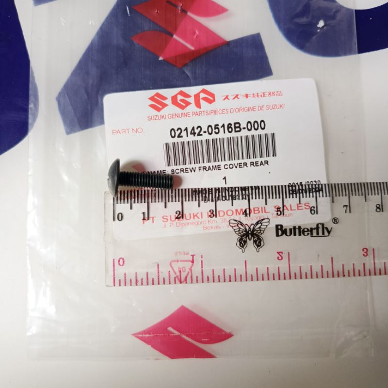 BAUT COVER BODY BAGIAN BELAKANG SATRIA FU 150 ORIGINAL SGP 02142-0516B-000