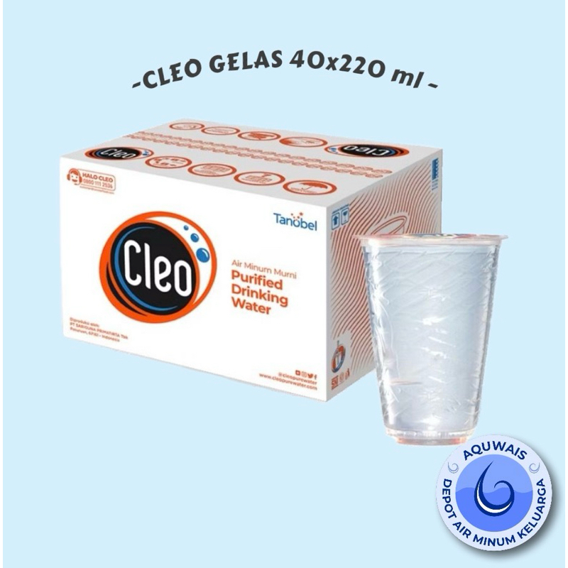 

CLEO GELAS 40 x 220 ml PERKARTON MAKASSAR
