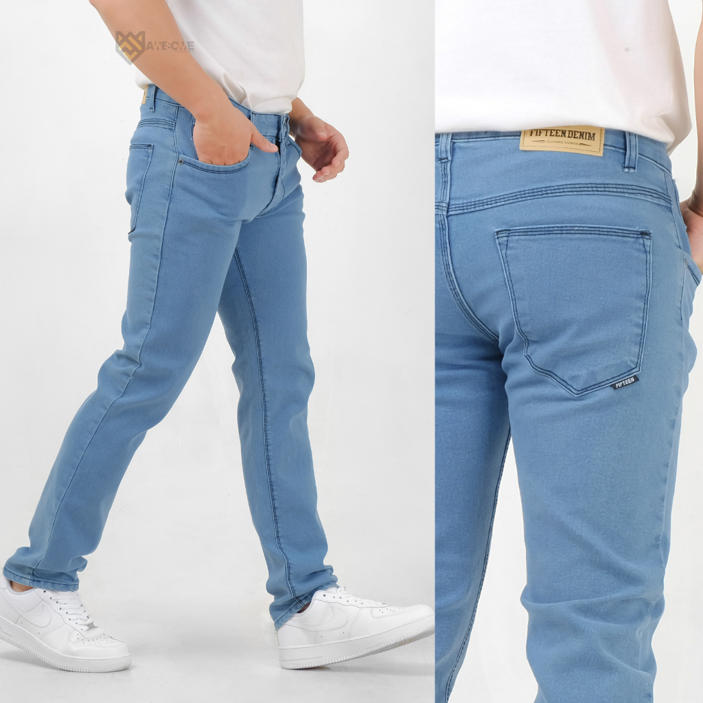 Celana Jeans Panjang Pria Slimfit Stretch Jeans Pria Skinny Denim Soft Jeans
