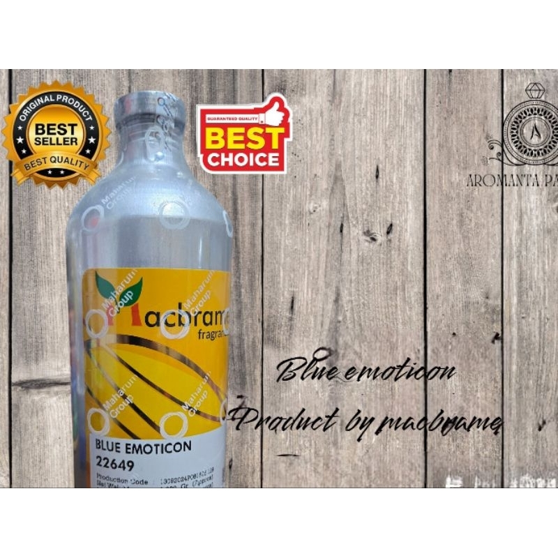 BLUE EMOTICON BY MACBRAME