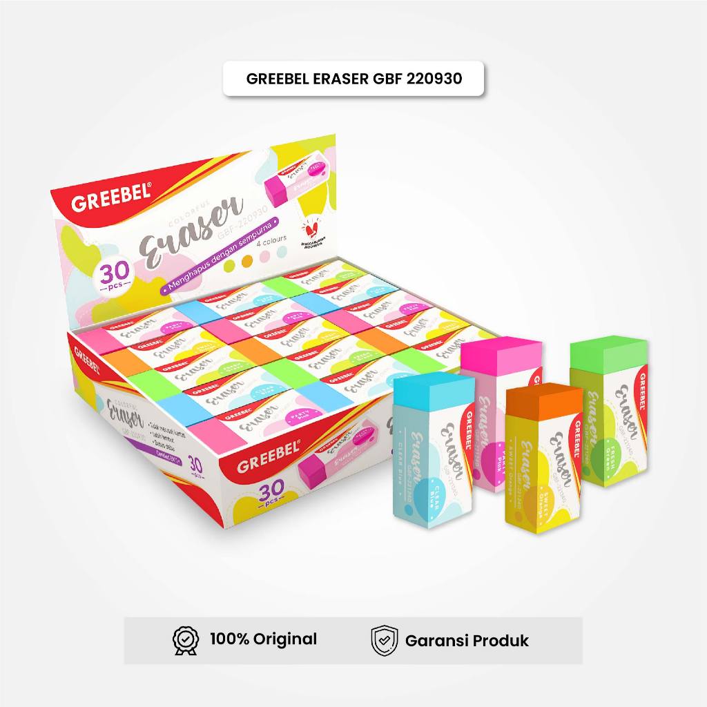 

Penghapus GBF-220930 / Eraser / Stip / Penghapus Karet GREEBEL