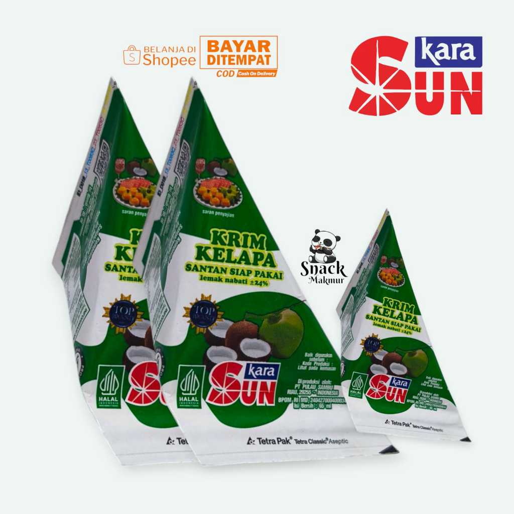 

SUUN KARA SANTAN KELAPA SIAP PAKAI HARGA PER 3 PCS 65ml