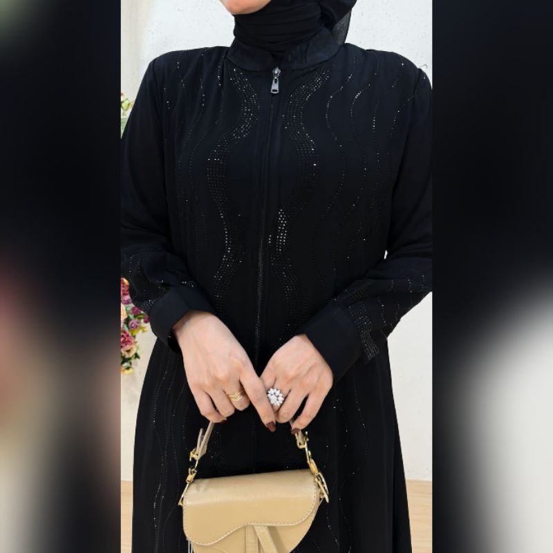 ZAKIA ABAYA DRESS ORI SINESA GAMIS PREMIUM MURAH ADA JUMBO BIGSIZE