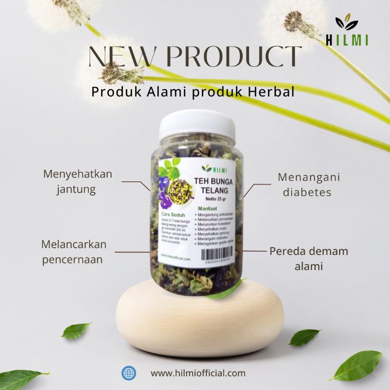 

Teh Telang Teh Bunga Telang alami herbal kolesterol herbal Diabetes