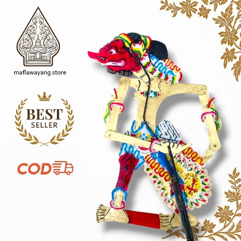 Wayang Kulit Asli Sengkuni Standar Dalang