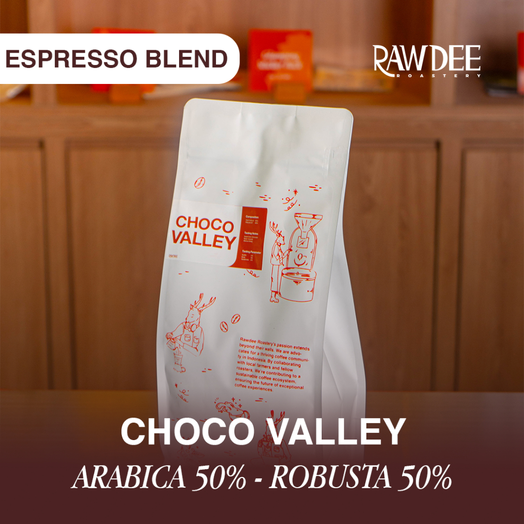 

Biji Kopi Espresso CHOCO VALLEY (1kg) | Espresso Blend