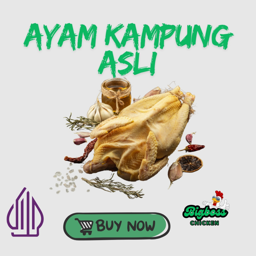 

AYAM KAMPUNG ASLI UTUH HALAL